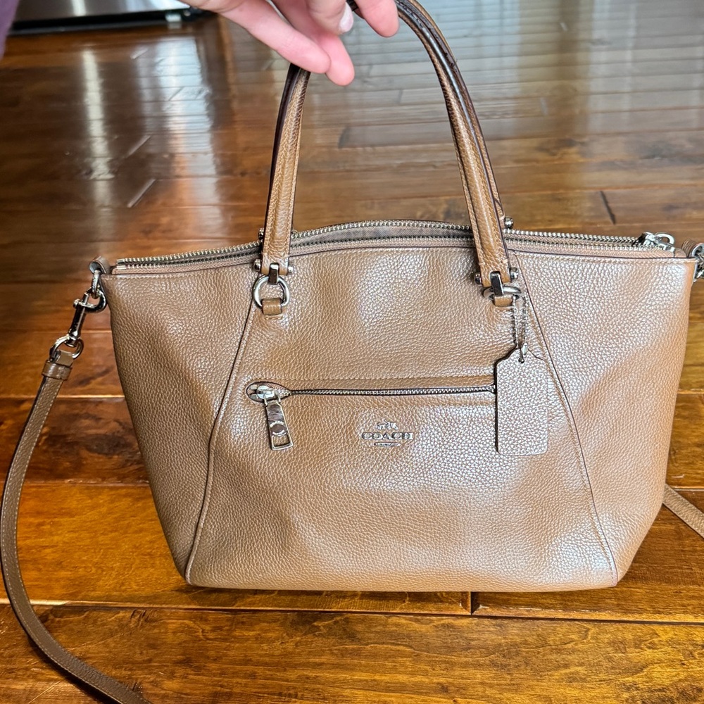 COACH handbag with crossbody strap